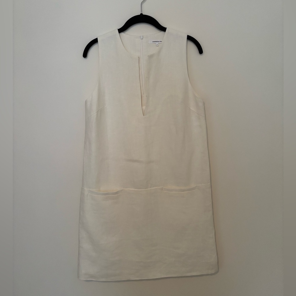 Emerson Fry Linen Shift Dress
